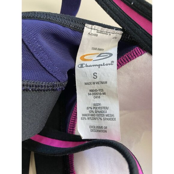 c9 by Champion Sports Bra Womens Size S Molded Cup Power Shape Max Front Zip - Picture 6 of 9